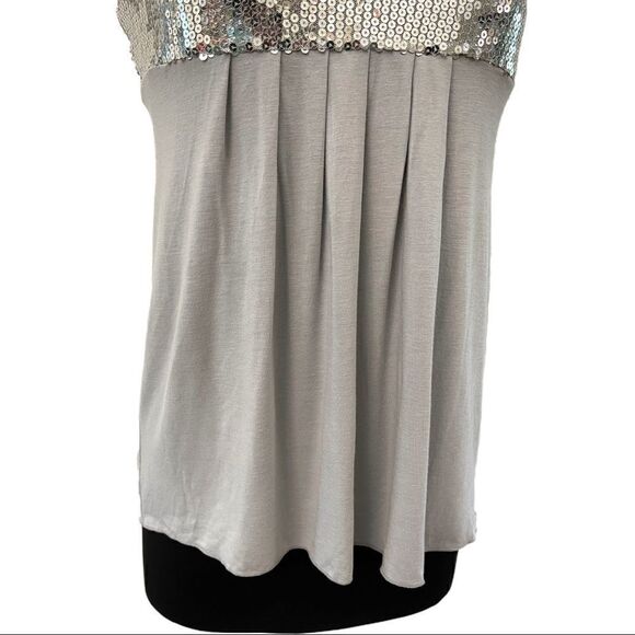 inc International Concepts Silver Sequin Tank Sz S - Picture 3 of 10
